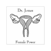 Uterus, menschliche Organe, selbstfärbende Briefma