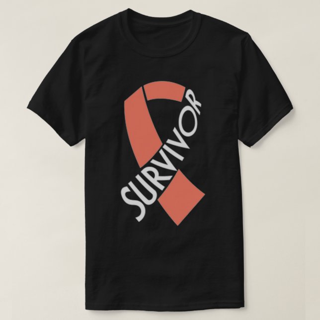 Uteruskrebs-Überlebende Sensibilisierungsmonat T-Shirt (Design vorne)