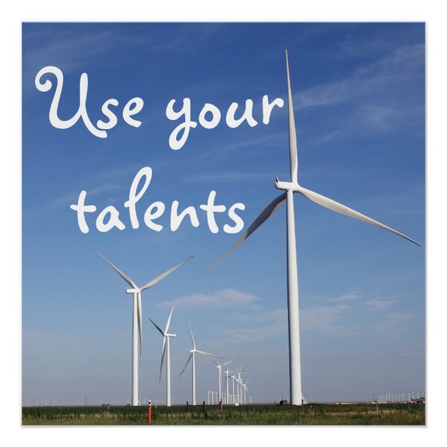 Utilisez votre affiche Talents (Devant)