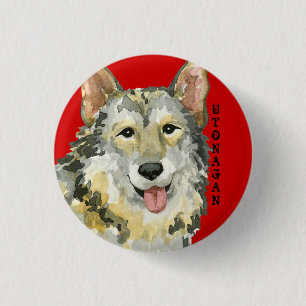 Utonagan-Farbblock Button