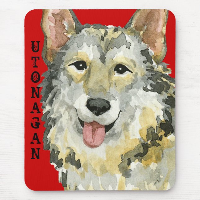 Utonagan-Farbblock Mousepad (Vorne)