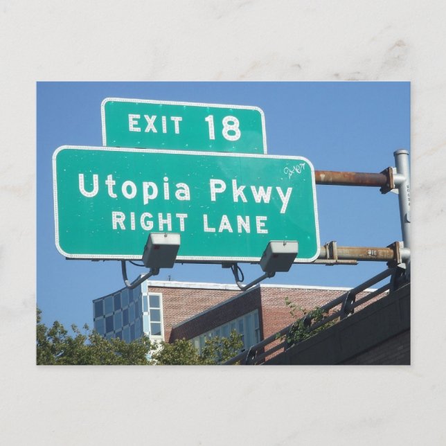 Utopia Pkwy Postkarte (Vorderseite)