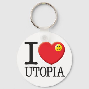 Utopie-Liebe Schlüsselanhänger