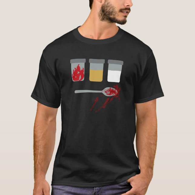 Utopie: Paprikas, Sand, Bleichmittel, ein Löffel T-Shirt (Vorderseite)