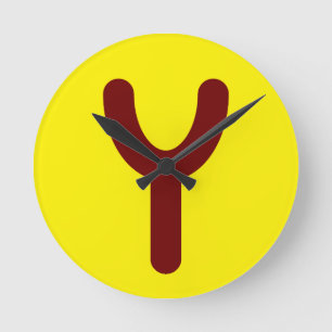 Utopische Slingshot-Uhr Runde Wanduhr
