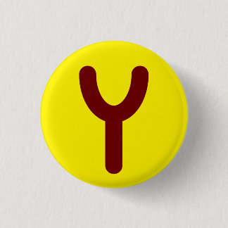Utopischer Logo-Knopf Button