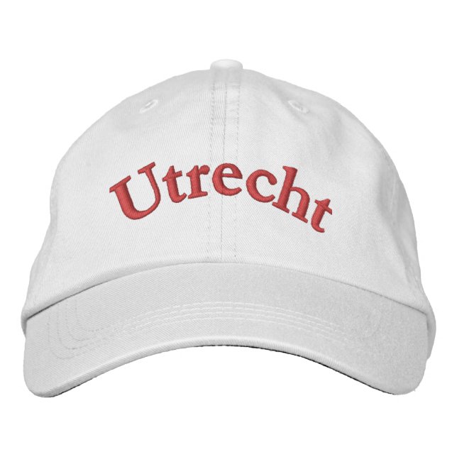 Utrecht bestickte Baseball Cap Baseballkappe (Vorderseite)