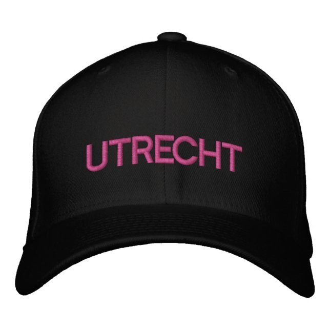 Utrecht Cap Bestickte Baseballkappe (Vorderseite)