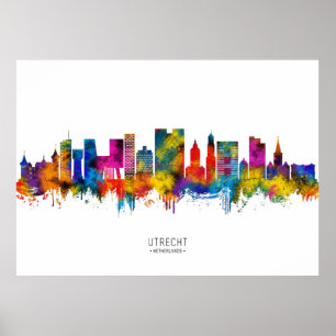 Utrecht Niederlande Skyline Poster