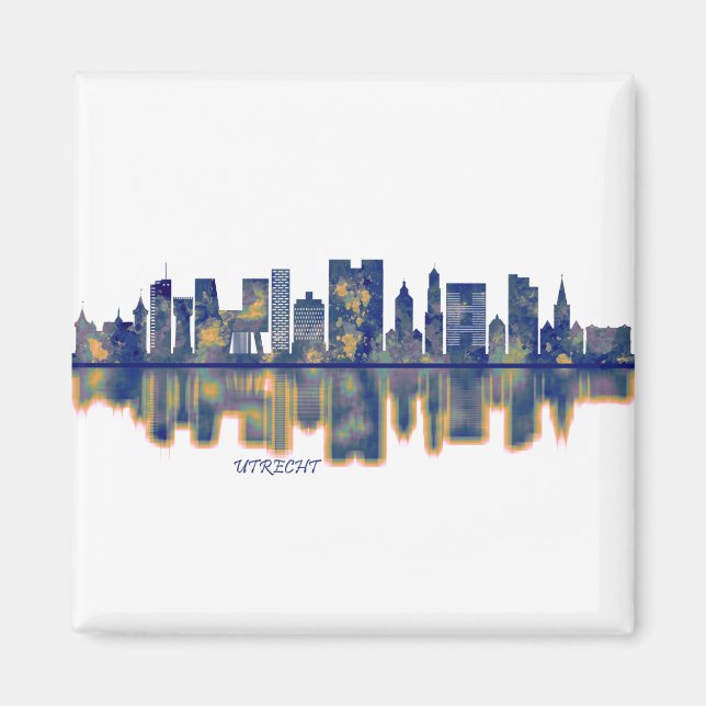 Utrecht Skyline Magnet (Vorne)