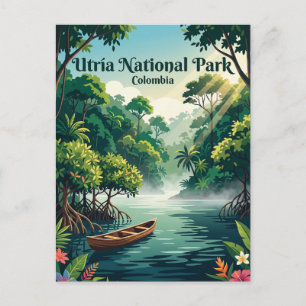 Utría-Nationalpark Kolumbien Postkarte