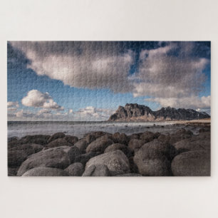 Uttakleiv Lofoten Norwegisches Foto