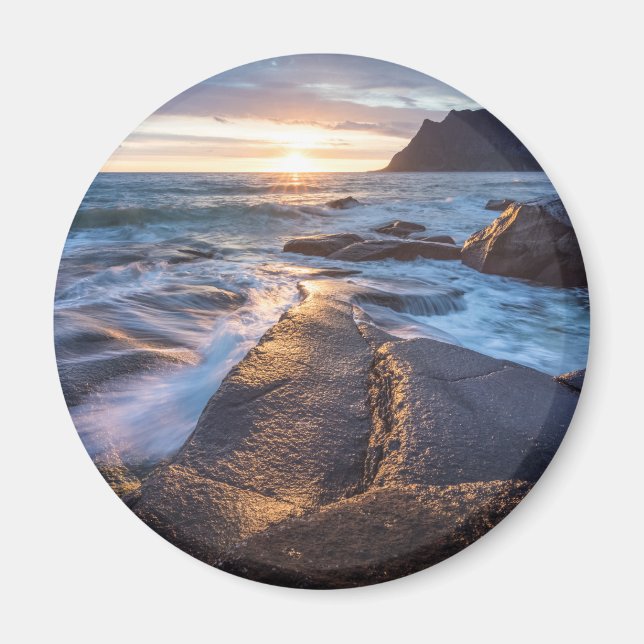 Uttakleiv Midnight Sun Magnet (Vorne)