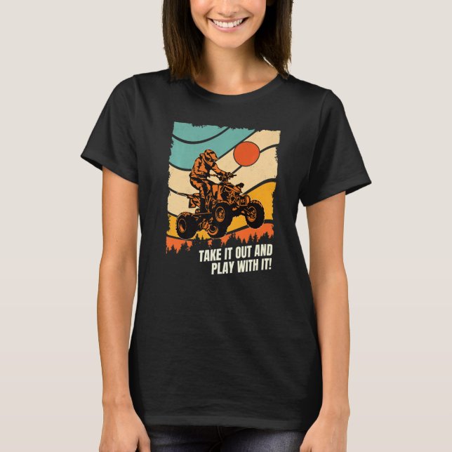 UTV Dirt Offroad SXS Rennwagen Nehmen Sie es aus u T-Shirt (Vorderseite)