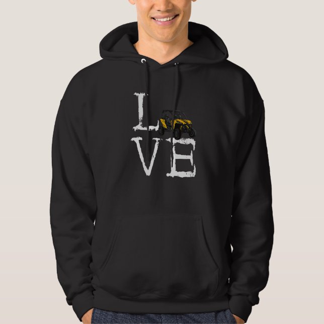 Utv Liebe 4x4 Fahrzeug Sxs Racing Quad Mud Hoodie (Vorderseite)