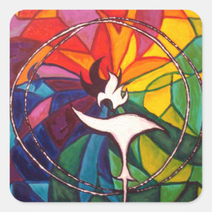 UU Chalice Small Sticker Unitarian Universalist