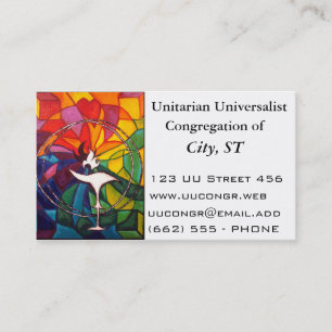 UU lodernder Chalice-kundengerechte Visitenkarten Visitenkarte