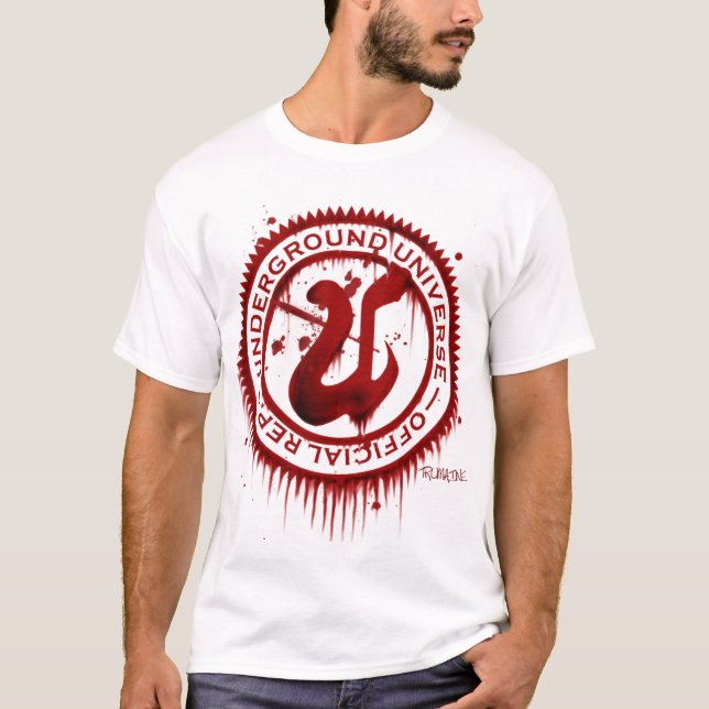 UU offizieller Vertreter (Blut-Schweiss-Risse) T-Shirt (Vorderseite)