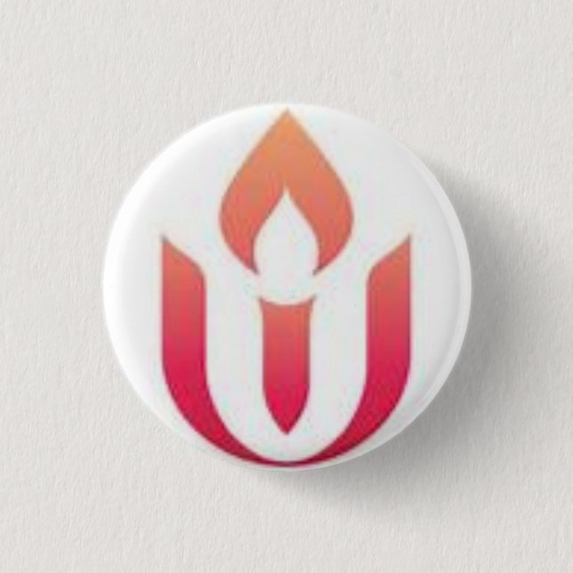 UUA Logo (weißer Hintergrund) Button (Vorderseite)