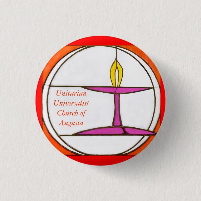 UUCA Knopf-Rot Button (Vorderseite)