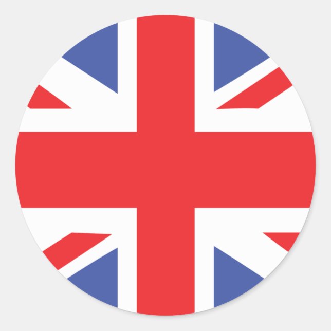 UuK-Flagge Runder Aufkleber (Vorderseite)