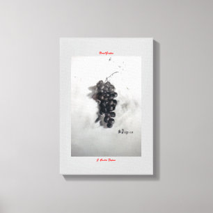Uvas/Trauben Leinwanddruck