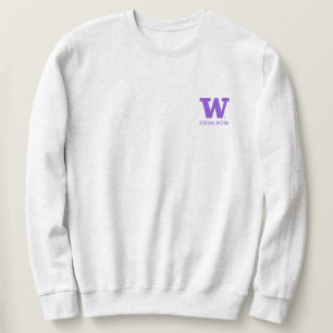 UW SSW Grau Crewneck Sweatshirt   Unisex