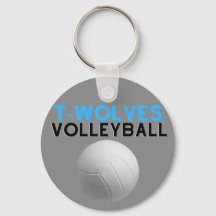 Uwharrie Timberwolves Volleyball Schlüsselanhänger