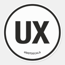 UX-Aufkleber