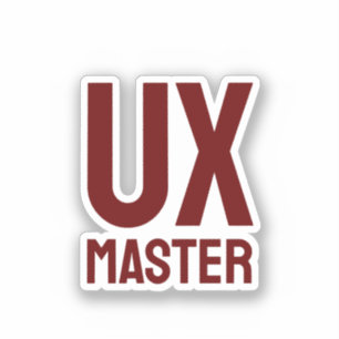 UX Master Aufkleber