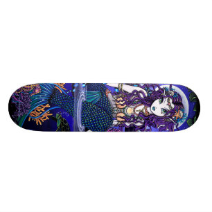 "Uxia" Dämmerungs-Mond-gotisches Skateboard