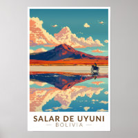 Uyuni Salt Flat Bolivien Motorrad fahren