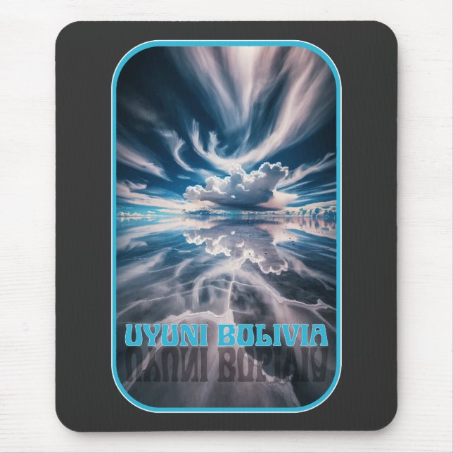 Uyuni Salt Flats Bolivia Mousepad (Vorne)