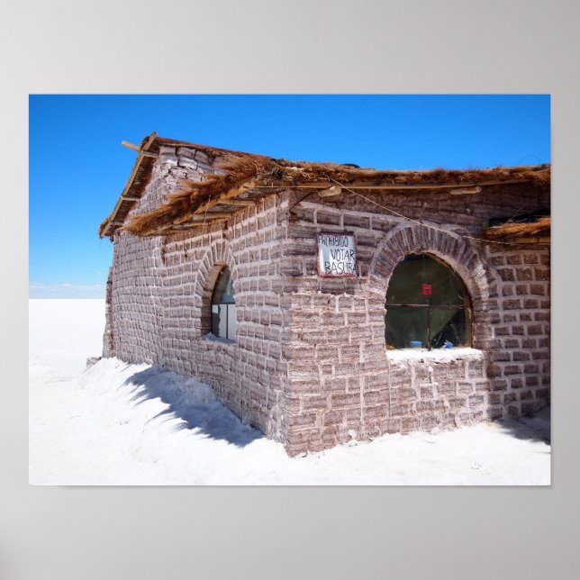 Uyuni-Salzhotelposter Poster (Vorne)