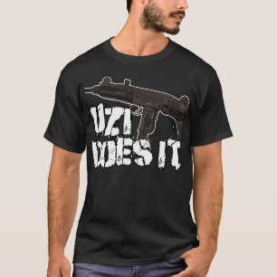 Uzi schießt es T - Shirt des Shirt-  Uzi