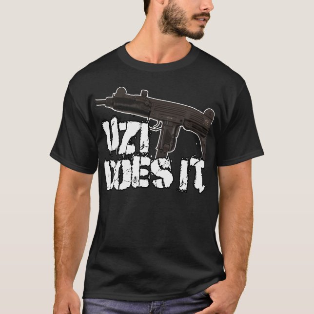 Uzi schießt es T - Shirt des Shirt-| Uzi (Vorderseite)
