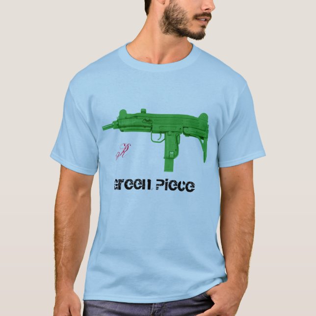 uzi Spaß Grün-Stück, R T-Shirt (Vorderseite)