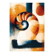 Uzumaki Spiralschale Japanisch Organisch Modern Ab