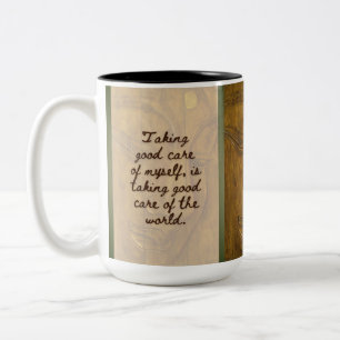 V1 BuddhaToday #6 Zen Tasse - Buddha Rose & Zitat 