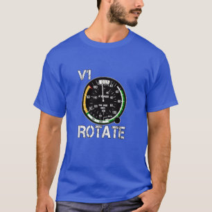 V1 Rotate - Pilot-Vortrag für Flugzeugliebhaber T-Shirt