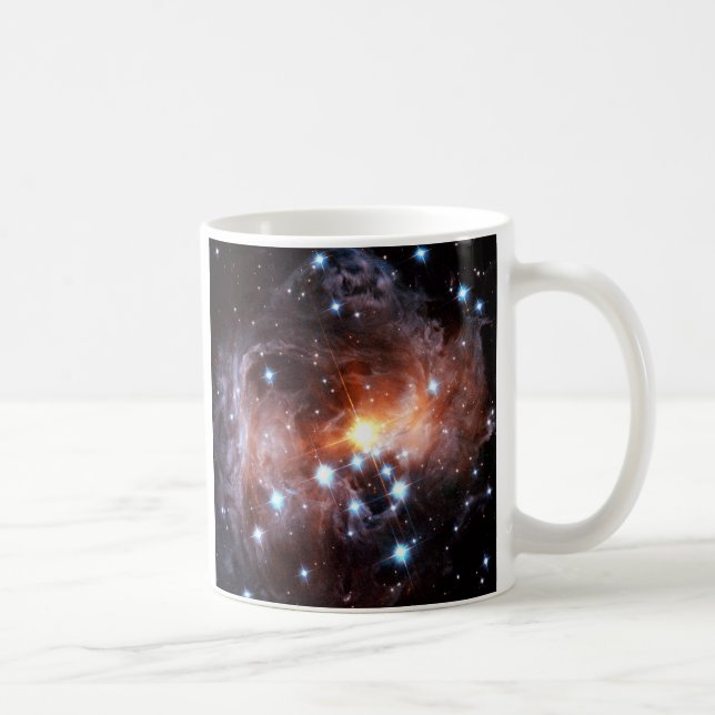 V838 Monocerotis Red Supergiant Star Hubble Foto Kaffeetasse (Rechts)