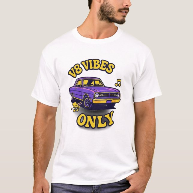 V8 Vibes only 1968 Dodge Dart GTS T - Shirt (Vorderseite)