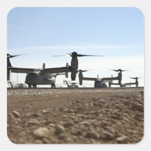 V-22 Kippflugzeug Quadratischer Aufkleber