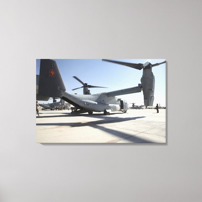 V-22 Osprey Tiltrotor Flugzeug 2 Leinwanddruck (Vorderseite)