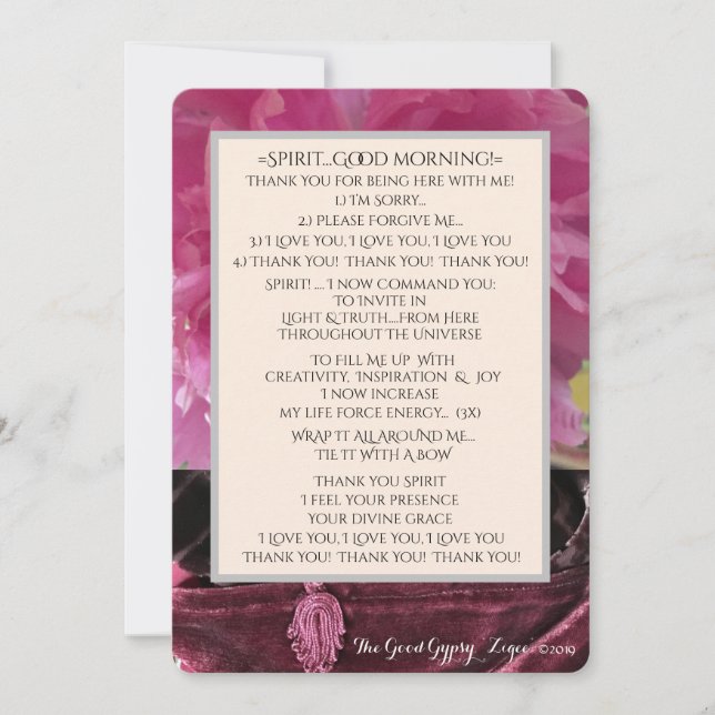 V.3 BONNE JOURNÉE DU MATIN, INSPIRATION INVITATION (Devant)