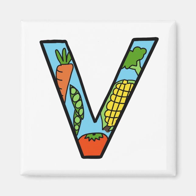 "V" Aimant (Devant)
