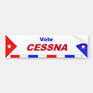 V Cessna Autoaufkleber