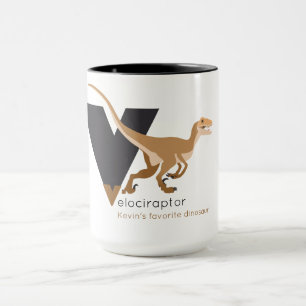 V comme Velociraptor Mug