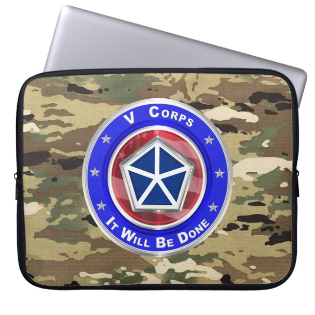 V CORPS LAPTOPSCHUTZHÜLLE (Vorderseite)