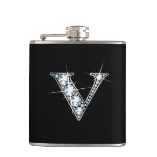 V "Diamond Bling"-Flasche Flachmann